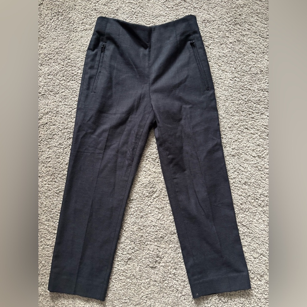Club Monaco Black Straight-Leg Dress Pants